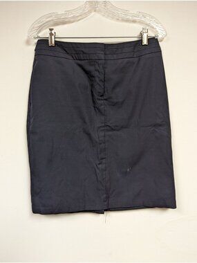 New York and Company Navy Blue Modest Skirt Size 6 Pencil